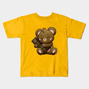 sweet milk chocolate teddy Kids T-Shirt